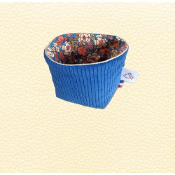 Panière Jardin de Nuit Bleu cobalt