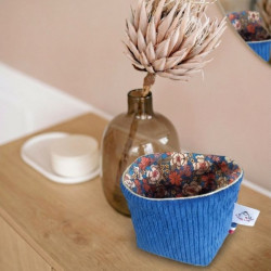 Panière Jardin de Nuit Bleu cobalt