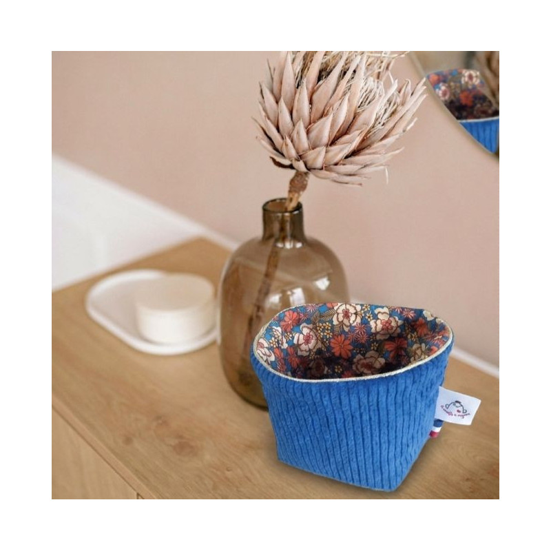 Panière Jardin de Nuit Bleu cobalt