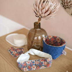 Lingettes Cœur Jardin de Nuit lot de 4