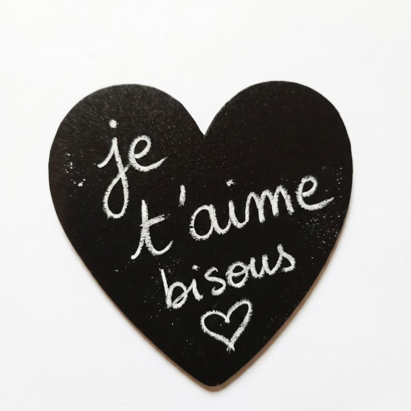 Patch ardoise coeur