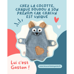 Chaque doudou a son prénom car il est unique.