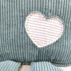 cartable sac à dos maternelle chat détail application coeur pour personnalisation en brodant le prénom de l'enfant