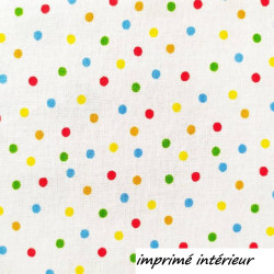 cartable sac à dos maternelle loup caramel imprimé intérieur confettis multicolore
