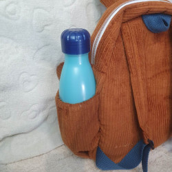 cartable sac à dos maternelle loup caramel détail poche latérale pour gourde