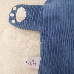 doudou peluche chat chaton sur mesure personnalisable Aristide détail prénom norme CE