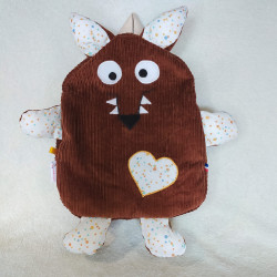 Sac à dos loup brique confettis
