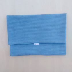 Couverture bleu clair imprimé planètes
