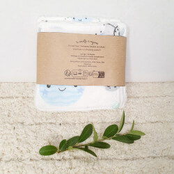 Lot de 5 lingettes lavables planètes
