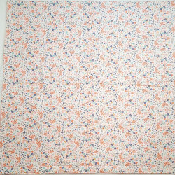 couverture velours rose imprimé forêt rose