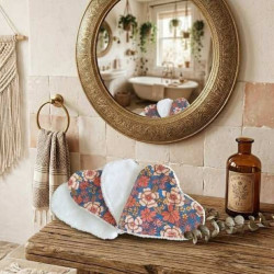 Lingettes Cœur Jardin de Nuit lot de 4