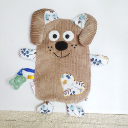 Ami chien plat "Edmond"